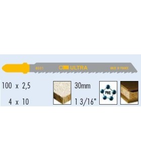 HOJA SIERRA DOBLE FILO 300x24x0,60MM