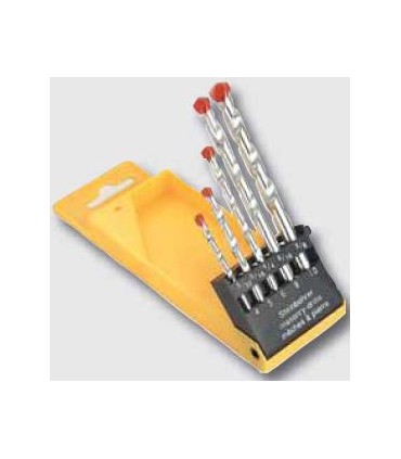 KIT 5 BROCAS PARED 4-10MM BRICO