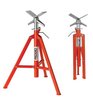 PIE APOYO PLEGABLE, BASE EN "V"  710-1320mm 1.134kg