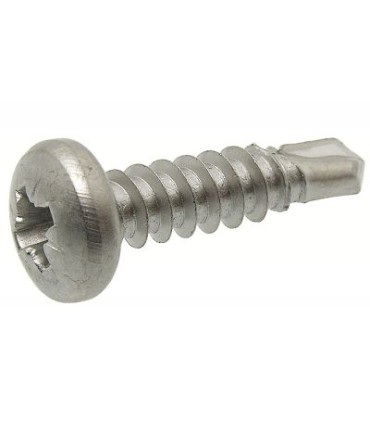 TORN. BROCA ALOMADO DIN 7504 N INOX A2 Ø 3.5x19
