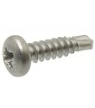 TORN. BROCA ALOMADO DIN 7504 N INOX A2 Ø 3.5x19
