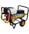 GRUPO ELECTROGENO TRIFASICO 13CV MOTOR HONDA 8/9 KVA GASOLINA CON RUEDAS.ARRANQUE MANUAL