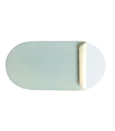 CRISTAL POLIC. 225x105 EXTERIOR OVALADO P/CARETA 420