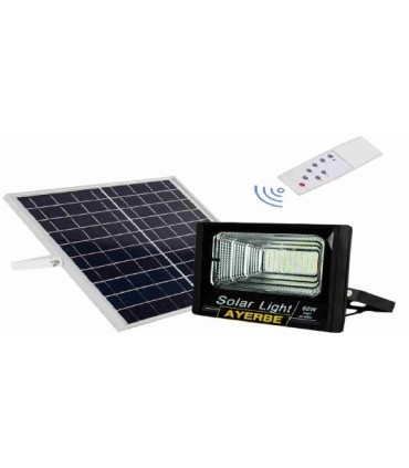 FOCO FIJO LED 60W CON PANEL SOLAR +MANDO