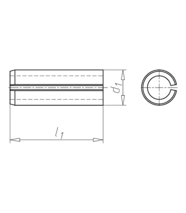 MANGUITO PASADOR ELASTICO DIN 1481 3,5X18