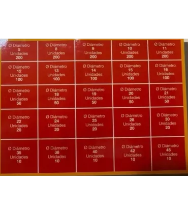MALETA SURTIDO SEGERS EXT. DIN471 5-45 1900pcs