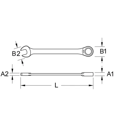 LLAVE MIXTA CARRACA 15mm