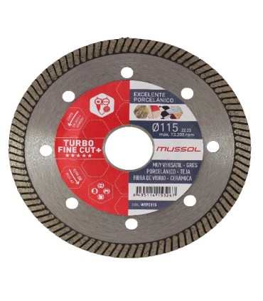 DISCO DIAMANTE GRES CONT.TURBO Ø115x1,2 EXTRAFINO