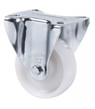 RUEDA FIJA  NYLON d.80 BLANCO ALEX 2-0024 250kg