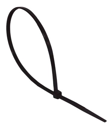 BOLSA 100 BRIDAS NYLON NEGRA 7,6x370/7,5X365 2273
