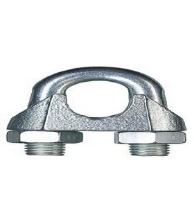 SUJETACABLE GALV.DIN-741 3mm 1/8"