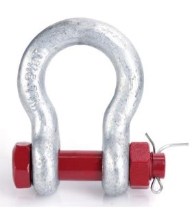 GRILLETE LIRA ALTA RESISTENCIA 20mm 4,75Tn con TUERCA y PASADOR 3/4"