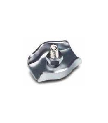 SUJETACABLE PLANO SIMPLE ZINC DE Ø3MM