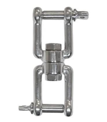 GRILLETE GIRATORIO DOBLE INOX 8mm 400Kg