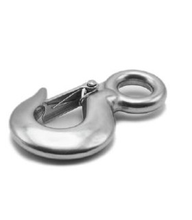 GANCHO ELEVACION C/SEGURO INOX A4 500Kgs