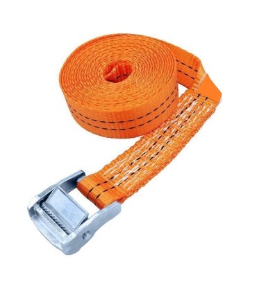 UNIDAD CINTA AMARRE 25mm 250KG 5 METROS Hebilla