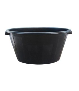 CUBO BASURA PLASTICO 100 L SIN TAPA NEGRO