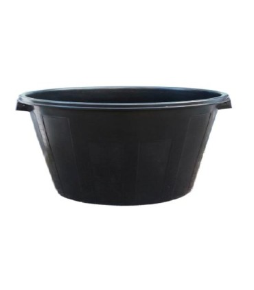 CUBO BASURA PLASTICO 100 L SIN TAPA NEGRO