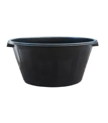 CUBO BASURA PLASTICO 100 L SIN TAPA NEGRO