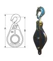 POLEA DESMONTABLE P-70 4.000KG para cable hasta Ø16mm