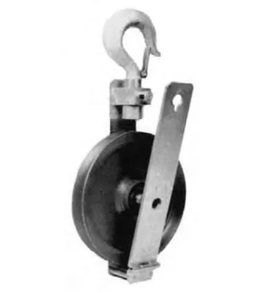 POLEA DESMONTABLE P-80 7.000KG para cable hasta Ø20mm