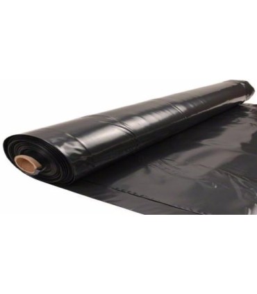 BOBINA LAMINA POLIETILENO NEGRA GALGA GRUESA 6x60M ( 360M2)
