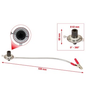 GONIOMETRO CON PINZA 1/2"