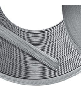 ROLLO 30m. ABRAZADERA 12mm NB-G Estriado W3 INOX