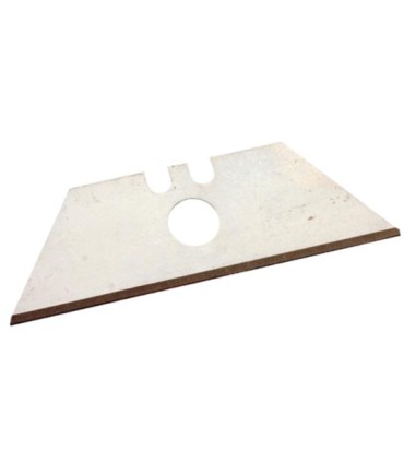 PAQ. 10 CUCHILLA P/CUTER MINI 61 X 19mm CON AGUJERO CENTRAL