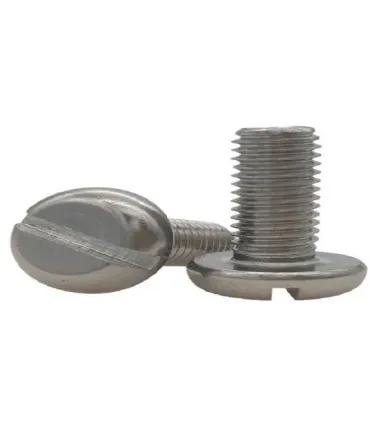 M8X60 TORNILLO ALOMADO RANURADO DIN 85 INOX A2