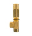 VALVULA SEGURIDAD AGUA 3/4"TARADA 220 Bares, CAUDAL 200lt/min.