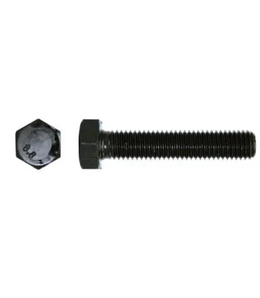 MF10X(100)X15 TORNILLO HEXAGONAL DIN 933 8.8 NEGRO