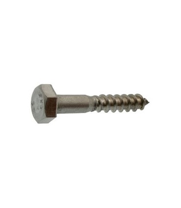 M10X100 TORNILLO TIRAFONDO DIN 571 INOX A2