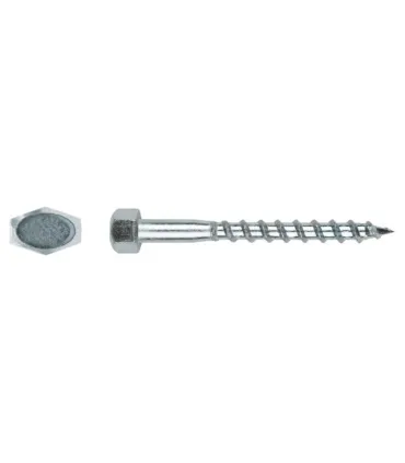 M10X110 TORNILLO TIRAFONDO DIN 571 ZINCADO