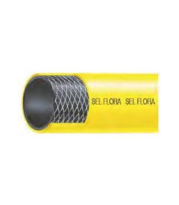 ROLLO 50 METROS TUBO JARDIN AMARILLO Ø19MM 3/4