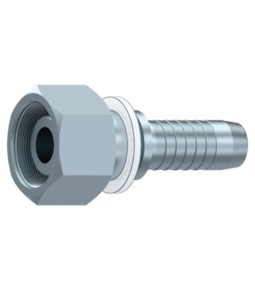 HEMBRA GIRATORIA MÉTRICA CONO 24º/60º  Ø 12L  M18X1.5 DN 3/8"