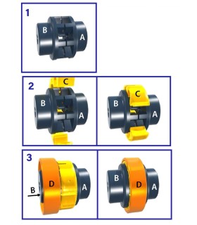 ACOPLAMIENTO SAMIFLEX CUBO 64 RA-1