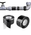 ROLLO CINTA REPARACION SILICONA AUTOSOLDABLE NEGRA 25mm x 3m