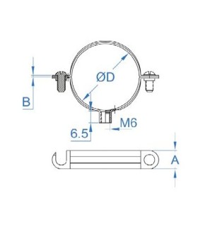 ABRAZADERA M6 10