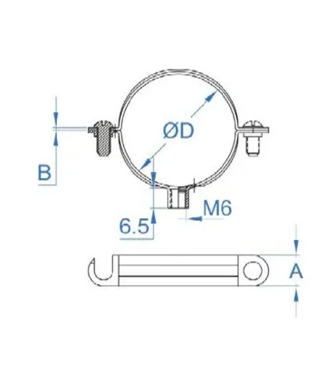 ABRAZADERA M6 10