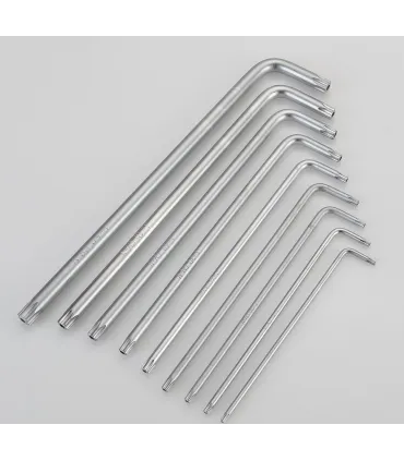 JUEGO 9 LLAVE TORX CODO INVIOLABLE T-10/T50