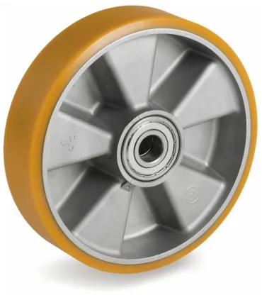 RUEDA POLIURETANO - ALUM Ø 80x25 220KG.SUELTA E-12