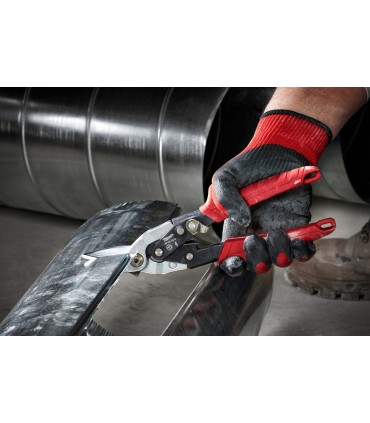 TIJERAS CORTA CHAPA CORTE RECTO MILWAUKEE