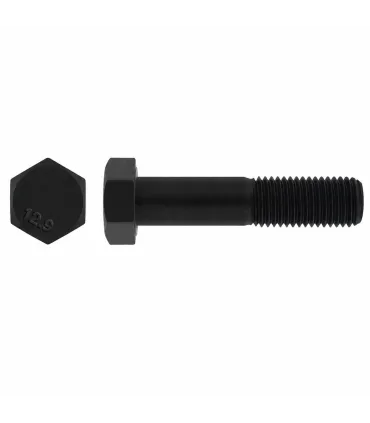 TORNILLO DIN 931 12.9 NEGRO