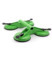 VENTOSA CUADRUPLE Ø115mm 120Kg PLASTICO