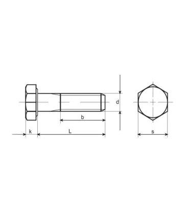 TORNILLO DIN 931 8.8 ZINCADO
