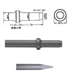 PUNTERO MARTILLO C/VALONA Ø36x65 DE 24x420MM