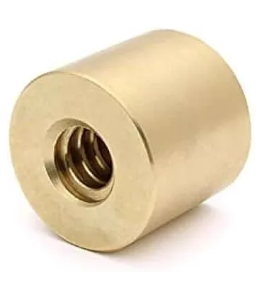 TUERCA REDONDA BRONCE TR 20x4 LRM-4 IZQUIERDA