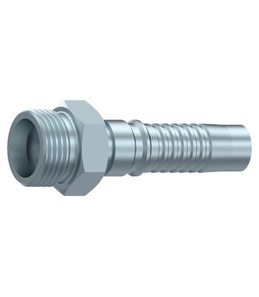 MACHO METRICO CONO 24° +JUNTA INTERLOCK M42X2 DN 1"
