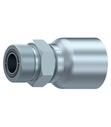MACHO S.43 UNA SOLA PIEZA ORFS 9/16" 18H DN 1/4"